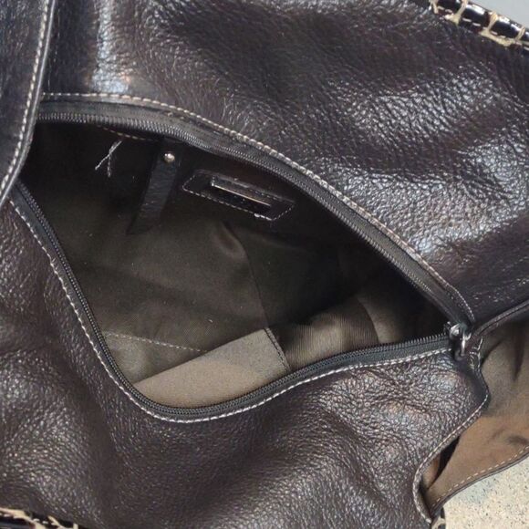 Embossed animal print NICOLI Italian tote Large. Bin- P3 - Picture 11 of 14